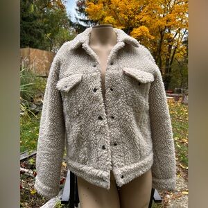 Levi's Cream Teddy Jacket